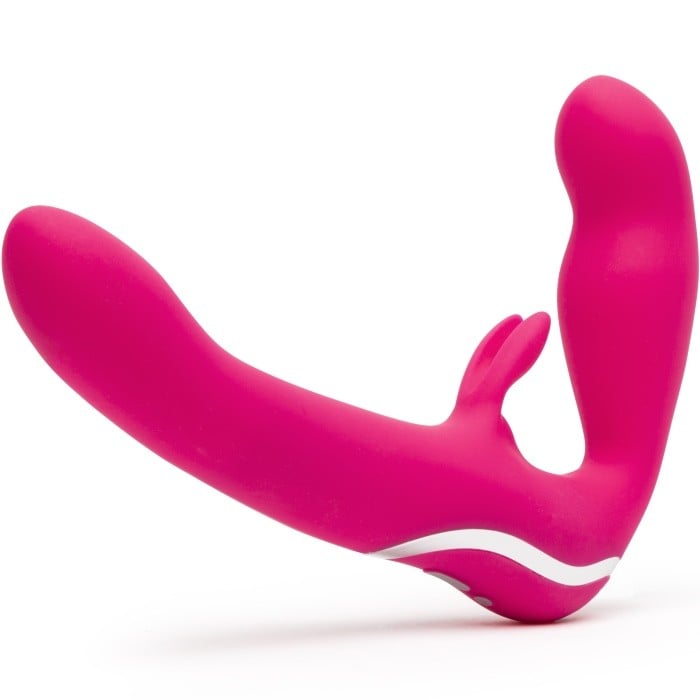 Безремневий страпон з вібро Happy Rabbit Strapless Strap-on - Зображення 2