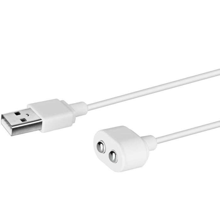 USB-кабель для заряджання Satisfyer магнітний (White) - Зображення 4