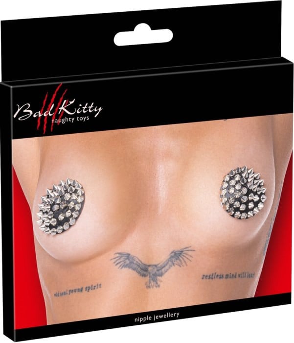 Накладки на грудь пестисы Cottelli Collection Nipple Stickers Spikes - Изображение 6