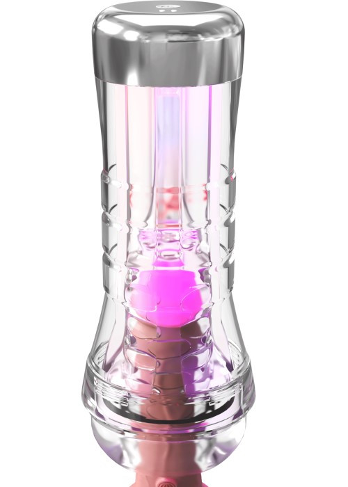 Мастурбатор с подсветкой ViewTube XXL See-Thru EZ-Grip LED Stroker от Pipedream - Изображение 3