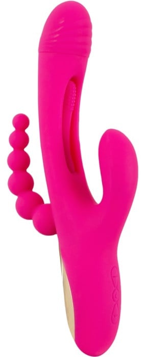 Потрійний вібратор з рухомим язичком Triple Vibe With Flicking Tongue - Зображення 4