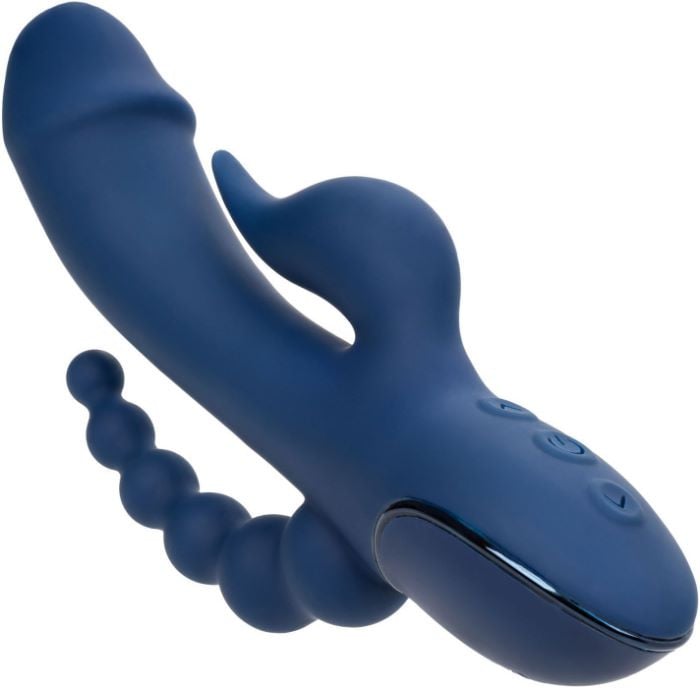 Потрійний вібратор з пульсацією CalExotics Triple Orgasm - Зображення 3