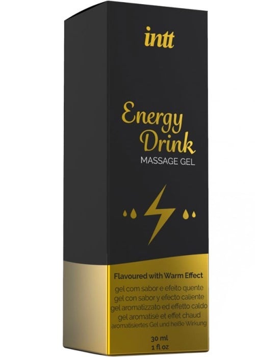 Масажний гель для поцілунків зі смаком енергетика Intt Energy Drink, 30 мл - Зображення 2