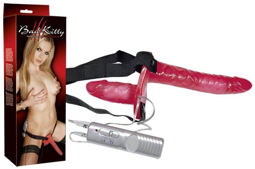 Женский двойной страпон Bad Kitty Double Strap-on от Orion - Изображение 3