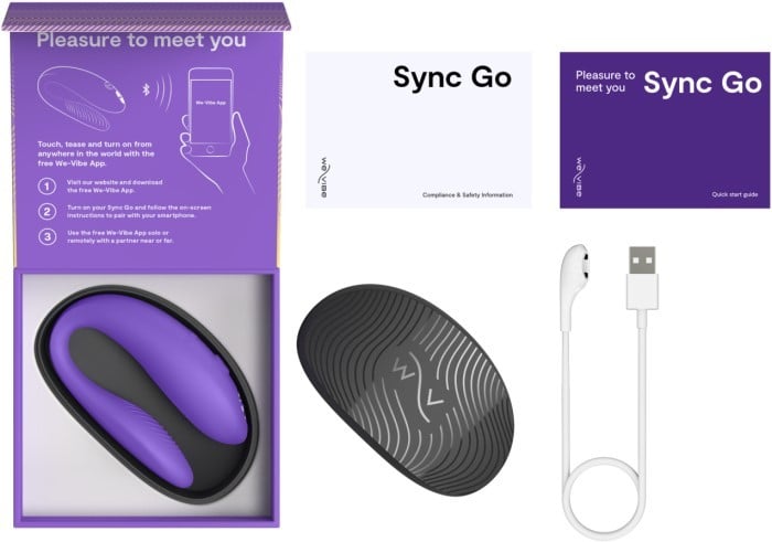 Смарт вібратор для пари We-vibe Sync Go (Purple) - Зображення 12
