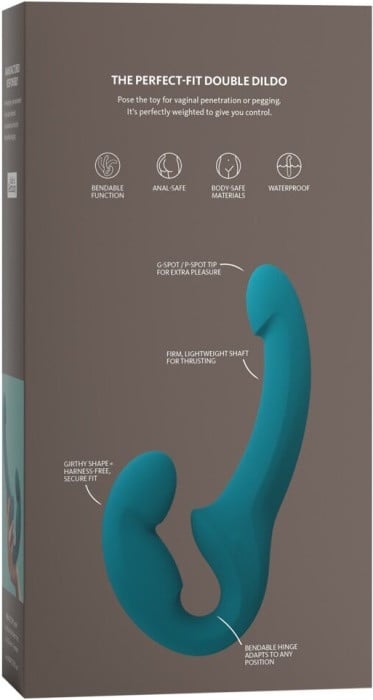 Безремневий страпон Fun Factory Share Lite (Green) - Зображення 8