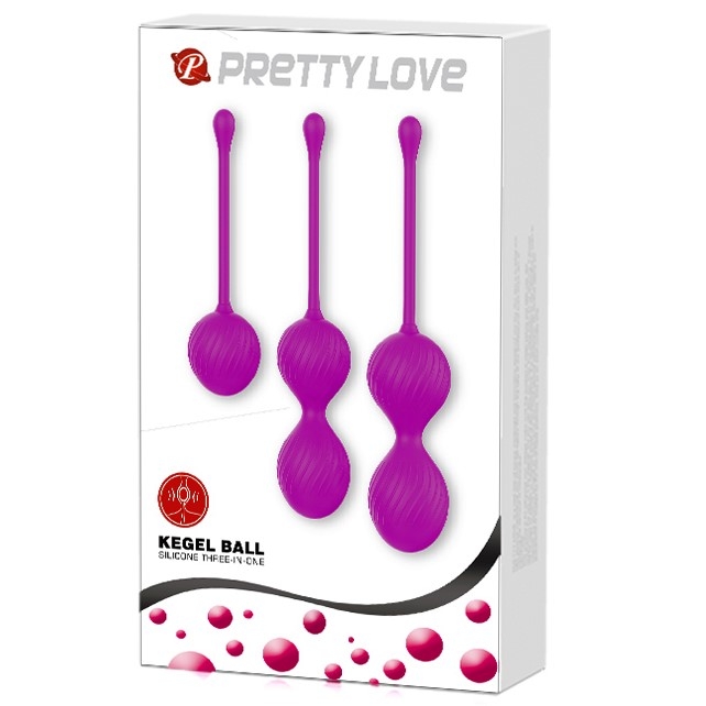 Набор вагинальных шариков Pretty Love Purple Kegel Ball - Изображение 6