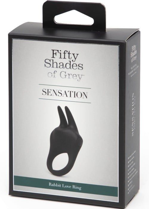 Эрекционное кольцо с вибро Sensation Rabbit Love Ring от Fifty Shades of Grey - Изображение 7