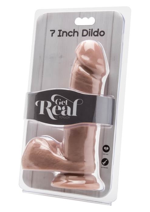 Фаллоимитатор Get Real Flesh Dildo 7" with Balls от Toy Joy - Изображение 2