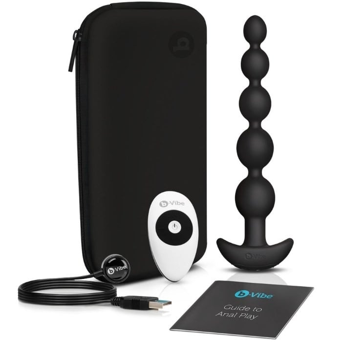 Анальний ланцюжок з вібро B-vibe Cinco - Зображення 6