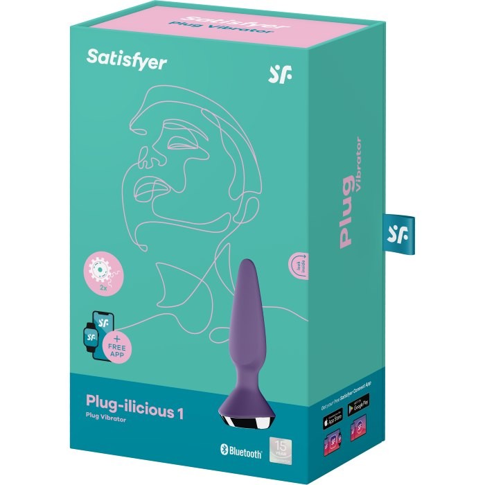 Анальная пробка с вибро Satisfyer Plug-ilicious 1 (Violet) - Изображение 6