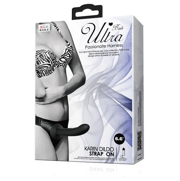 Женский страпон Ultra Harness Karin Dildo от Baile - Изображение 4