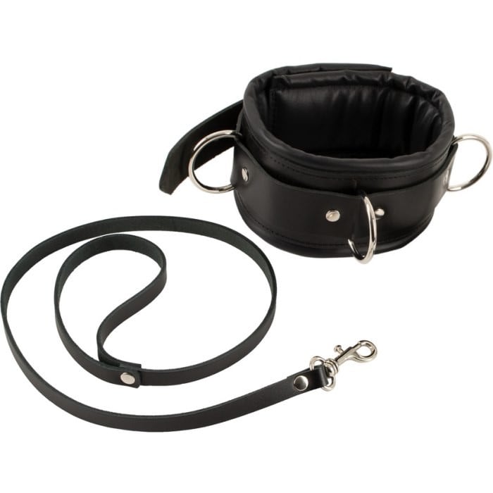 Шкіряний нашийник із повідцем Zado Fetish Line Collar and Leash