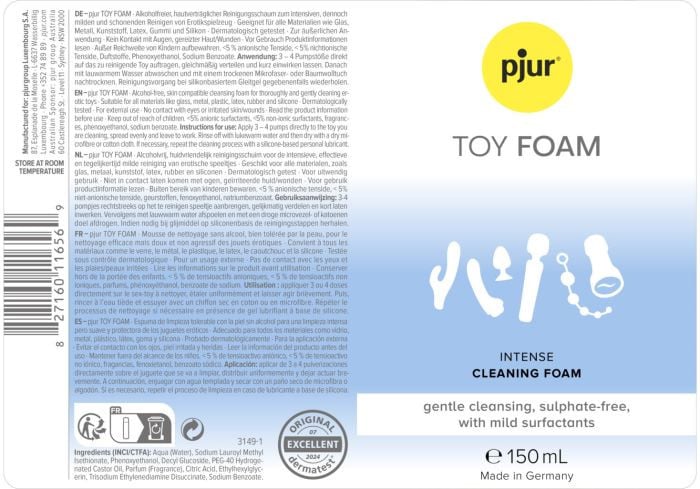Пенка для очистки интимных игрушек Pjur Toy Foam, 150 мл - Изображение 2