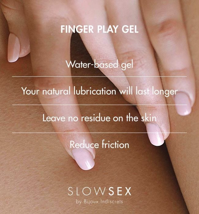 Гель для мастурбации и прелюдий Bijoux Indiscrets Slow Sex Finger Play Gel, 30 мл - Изображение 6