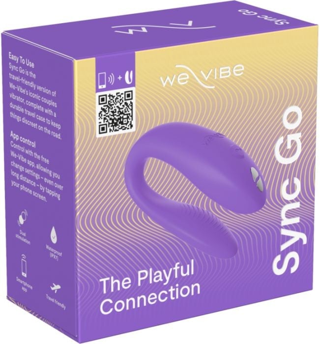 Смарт вібратор для пари We-vibe Sync Go (Purple) - Зображення 13
