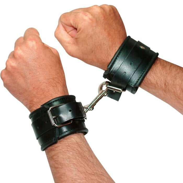 Шкіряні наручники Zado Fetish Leather Cuffs - Зображення 3