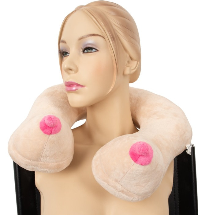 Плюшевая подушка под шею Boob Neck Pillow от Orion - Изображение 2