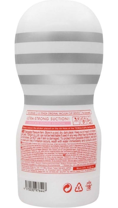 Мастурбатор Tenga US Original Vacuum Cup Gentle - Зображення 3