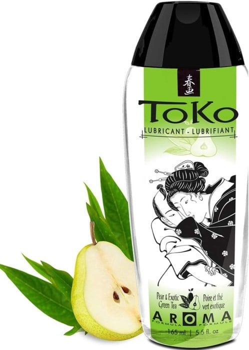 Лубрикант со вкусом груши Shunga Toko Aroma Pear & Green Tea 165 мл на водной основе - Изображение 2