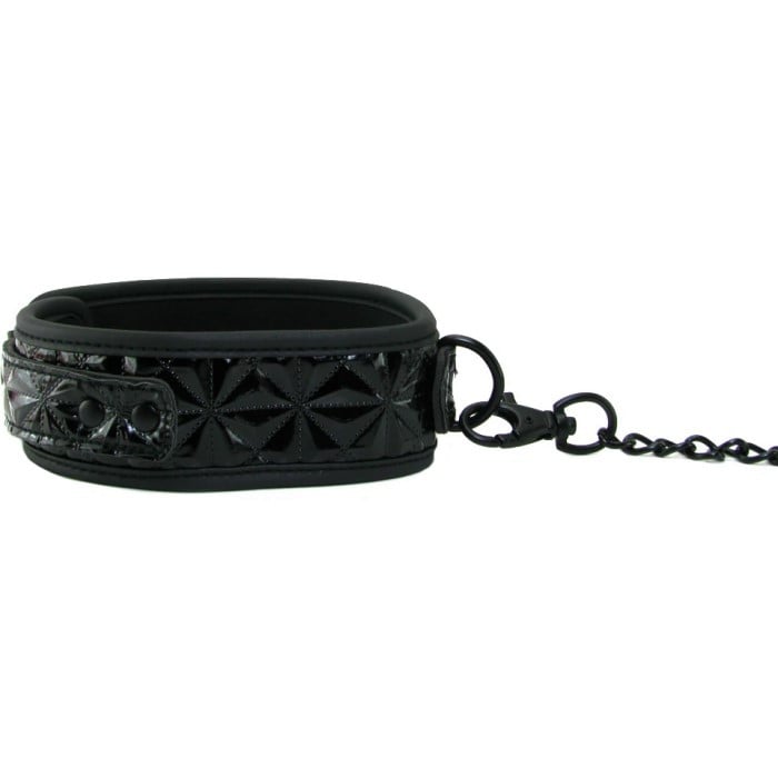 Ошейник с поводком Sinful Collar Black от NS Novelties - Изображение 4