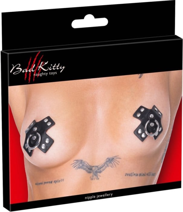 Накладки на грудь пестисы Bad Kitty Nipple Sticker SM - Изображение 5