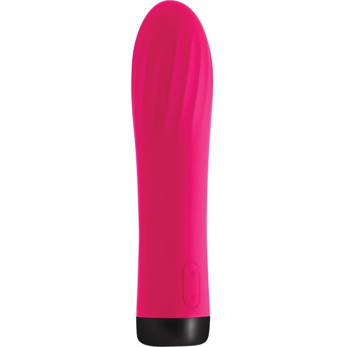 Эрекционное кольцо с вибрацией S Pleasures Snugler (Purple)