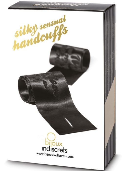 Атласні стрічки Bijoux Indiscrets Silky Sensual Handcuffs - Зображення 4