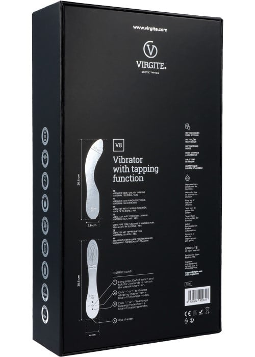 Вибратор с пульсацией для точки-G Virgite V8 (Purple) - Изображение 8