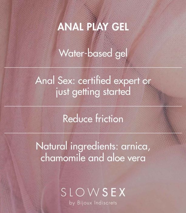 Анальный гель-лубрикант Bijoux Indiscrets Slow Sex Anal Play Gel, 30 мл - Изображение 5
