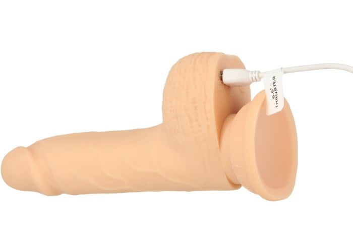 Фалоімітатор з поступальними рухами та обертанням Naked Thrusting Dong 6.5" - Зображення 7