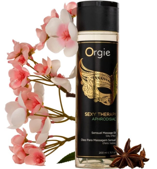 Масажна олія з деревним ароматом Orgie Sexy Therapy Aphrodisiac, 200 мл - Зображення 3