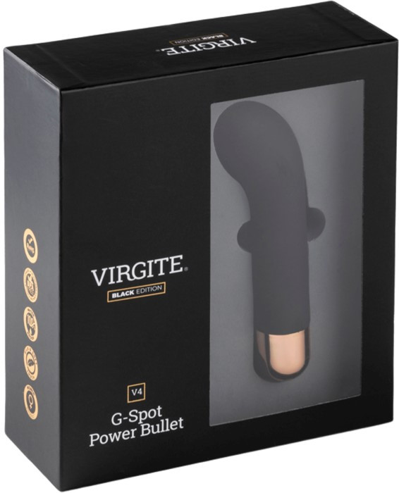 Мини вибратор Virgite V4 (Black Edition) - Изображение 3