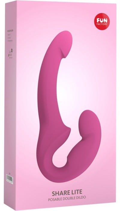 Безремневий страпон Fun Factory Share Lite (Pink ) - Зображення 7