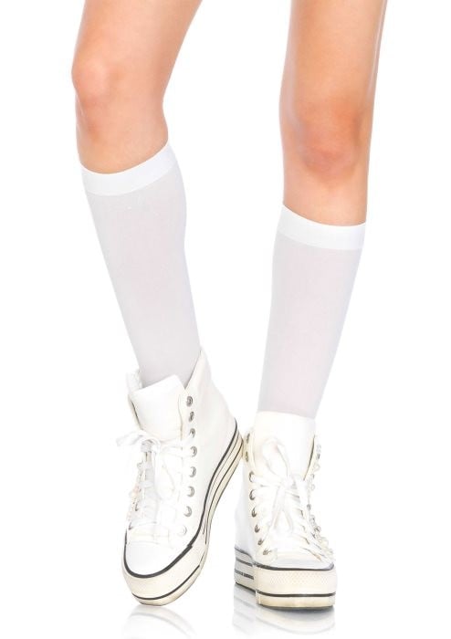 Гольфы подколенники Pantyhose Nylon Knee Highs от Leg Avenue - Изображение 4