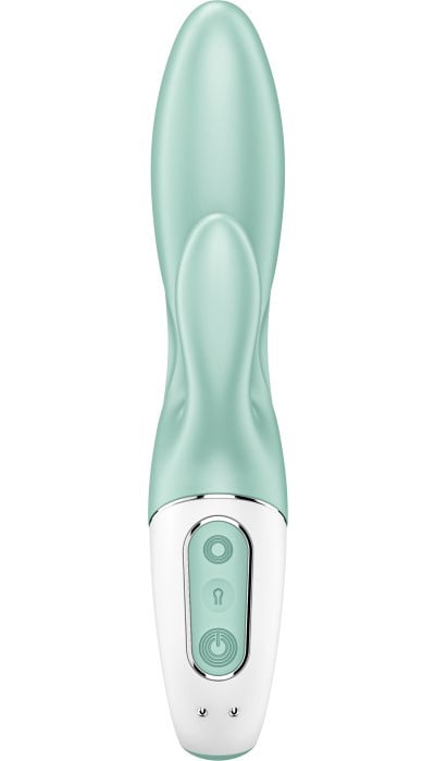 Вибратор с функцией расширения Satisfyer Air Pump Bunny 5+ (Mint) - Изображение 6