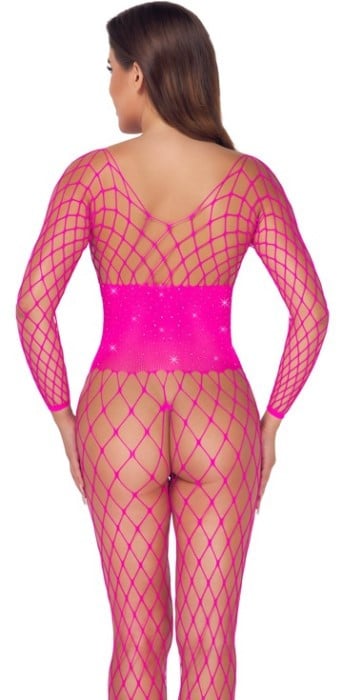 Бодістокінг Cottelli Collection Fantasy Crotchless Catsuit - Зображення 4
