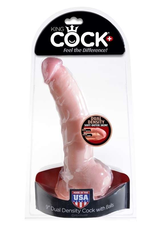 Фалоімітатор King Cock + Triple Density 9" with Balls від Pipedream - Зображення 3
