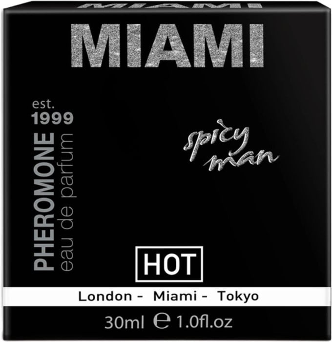 Чоловічі духи з феромонами Miami Hot Eau de Parfum 30, мл - Зображення 4