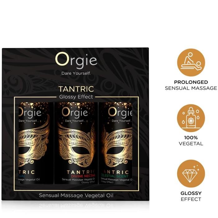 Набор массажных масел Orgie Tantric, 90 мл - Изображение 3