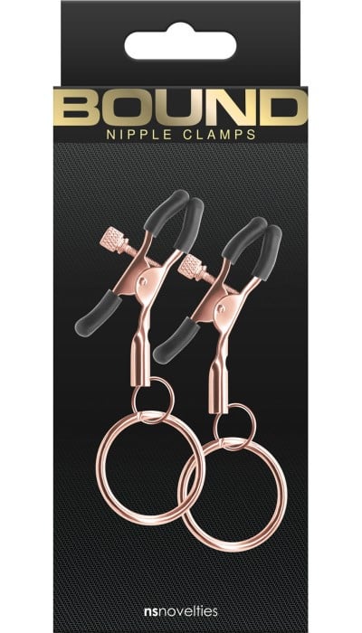 Зажимы для сосков NS Novelties Bound Nipple Clamps C2 (Rose Gold) - Изображение 3
