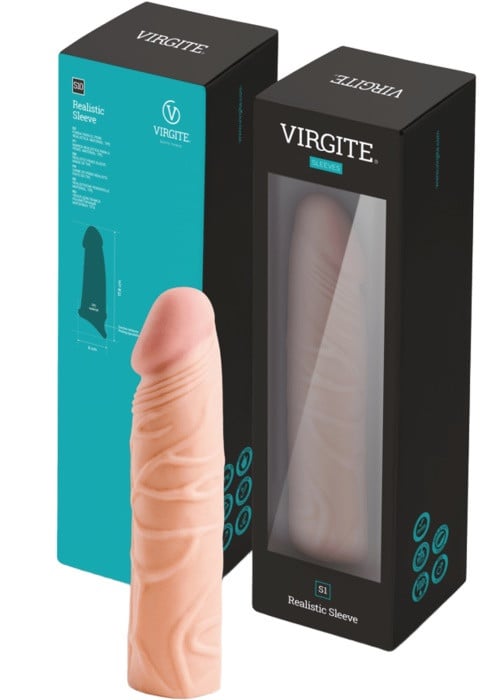 Насадка на пеніс Virgite S1, 16,5 см - Зображення 4