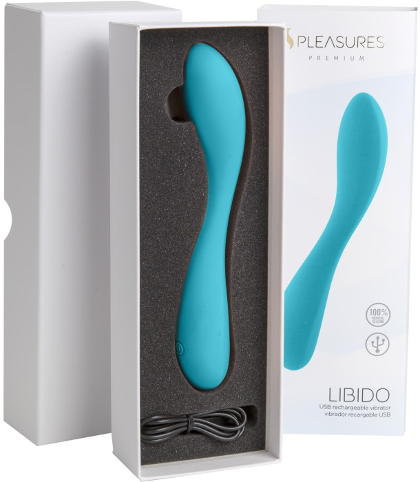 Вибратор для G-точки S Pleasures Libido (Aqua) - Изображение 3