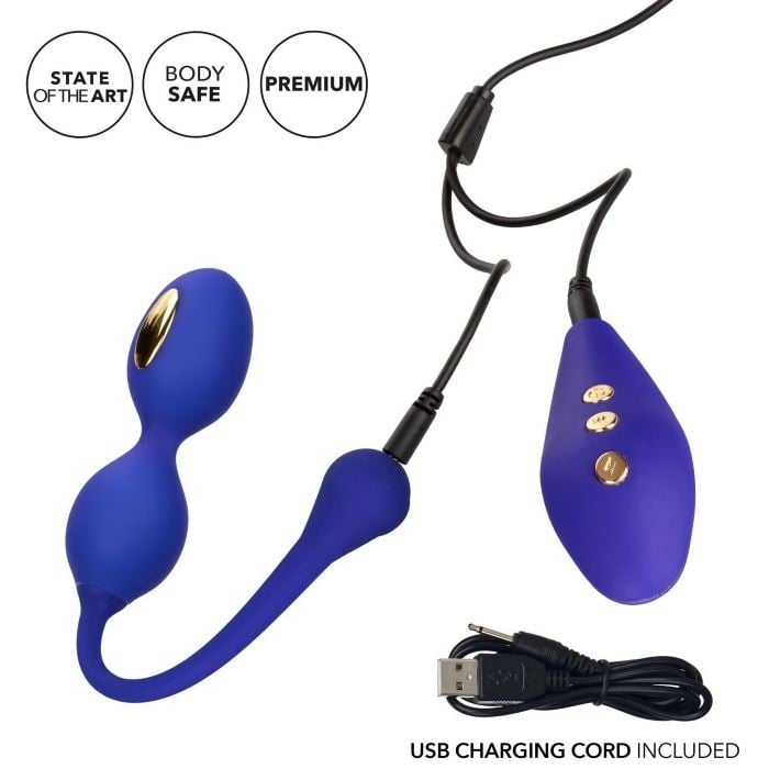 Вагінальний тренажер з електростимуляцією Impulse Intimate E-Stimulator Remote Dual Kegel Exerciser - Зображення 3