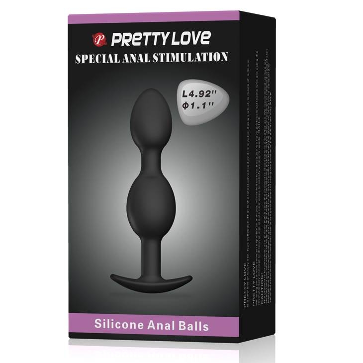 Анальна пробка Pretty Love Silicone Anal Balls - Зображення 3