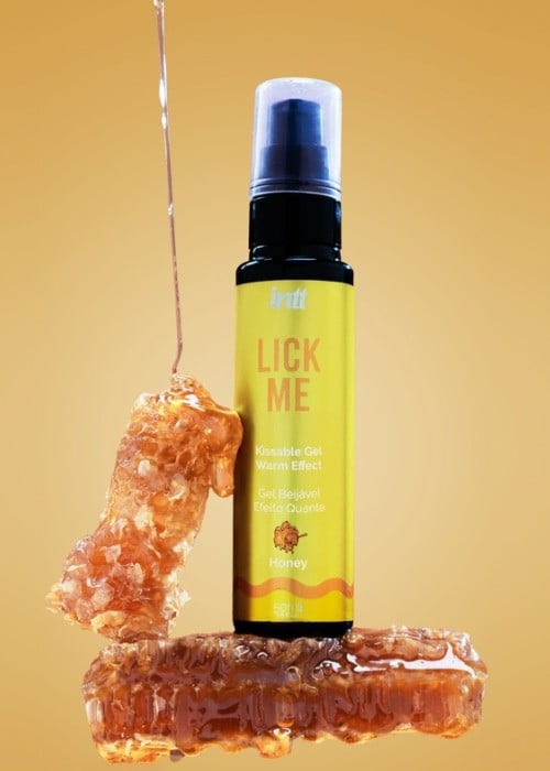 Гель для оральных ласк со вкусом меда Intt Lick Me Honey, 50 мл - Изображение 3