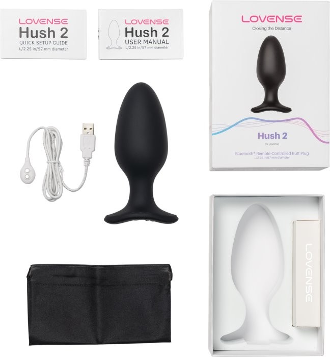 Анальная пробка с вибро Lovense Hush 2 (L) - Изображение 7