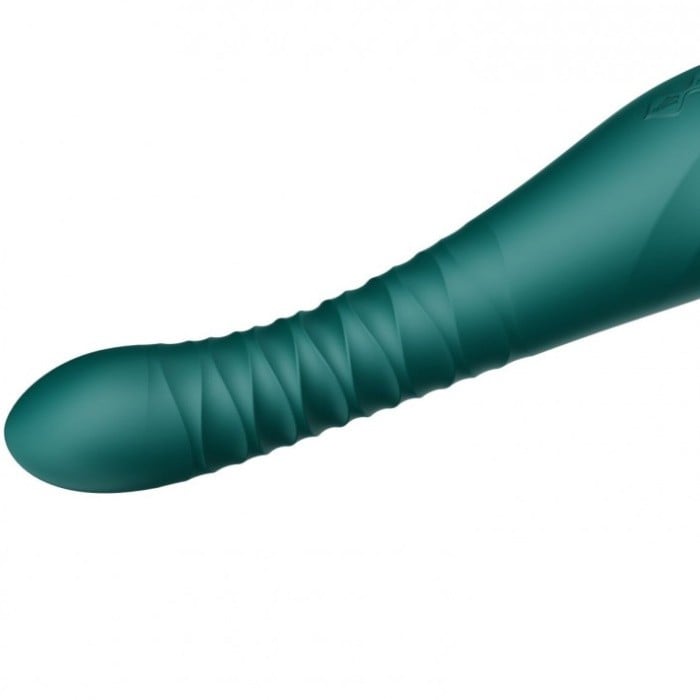 Вибратор с поступательными движениями Zalo King Thruster (Turquoise) - Изображение 7