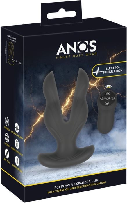 Анальная пробка с вибро и электростимуляцией Power Expander Plug - Изображение 12