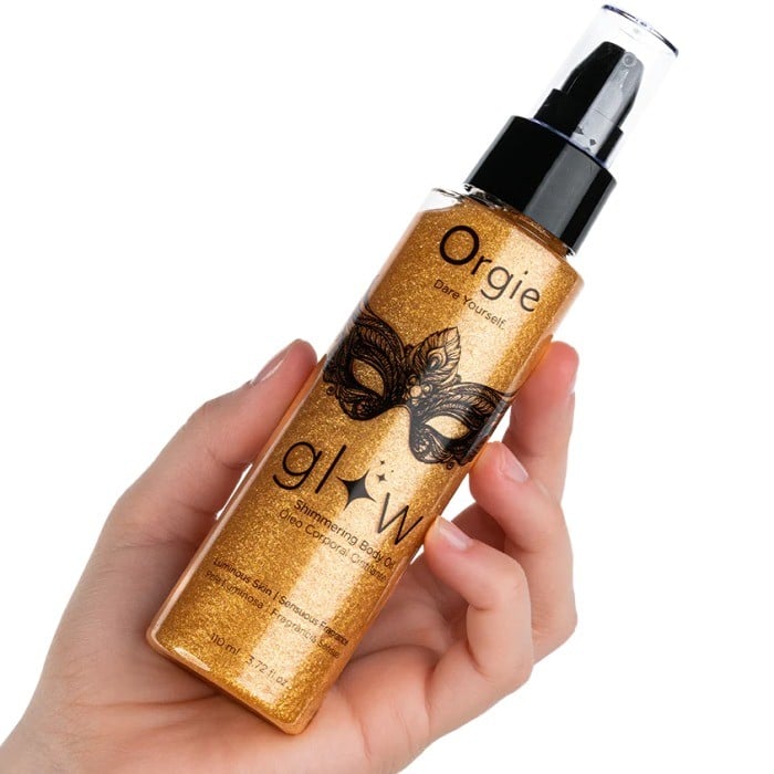 Шиммер для тела Orgie Glow Shimmering Body Oil с афродизиаком, 110 мл - Изображение 2